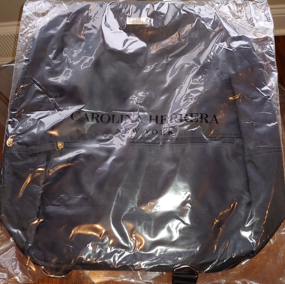 CAROLINA HERRERA Satin Backpack - NIP - Picture 2 of 3